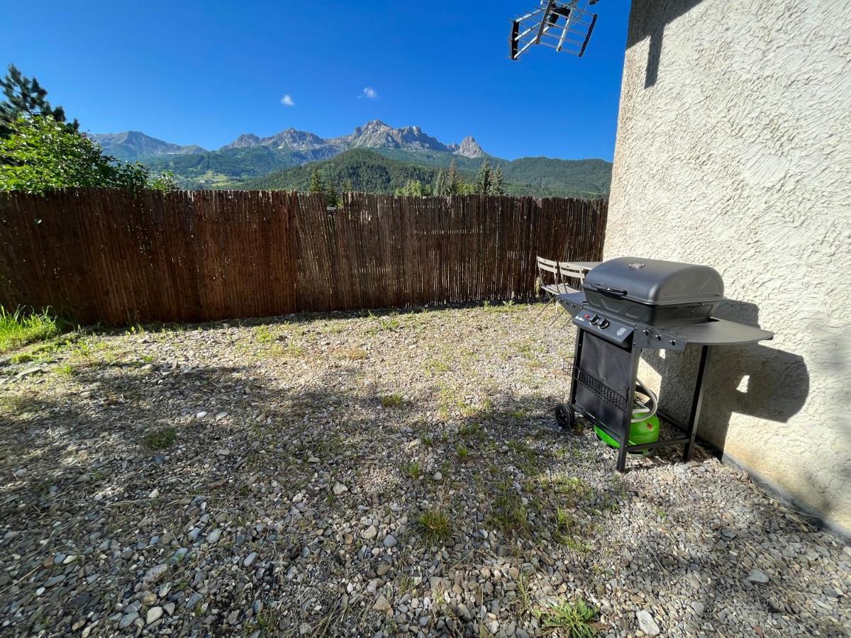 Apartmán Barcelonnette Location Avec Jardin Exteriér fotografie